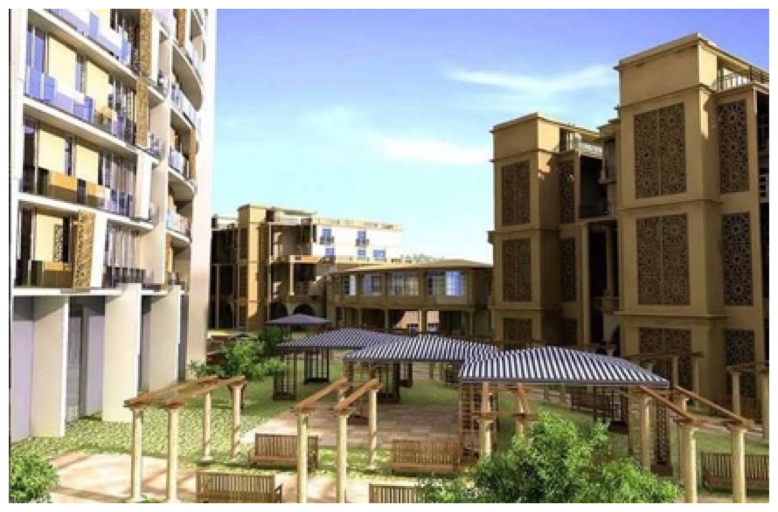 Arcada Bahrain Development featuring Fairmont Hotel gallery view 6